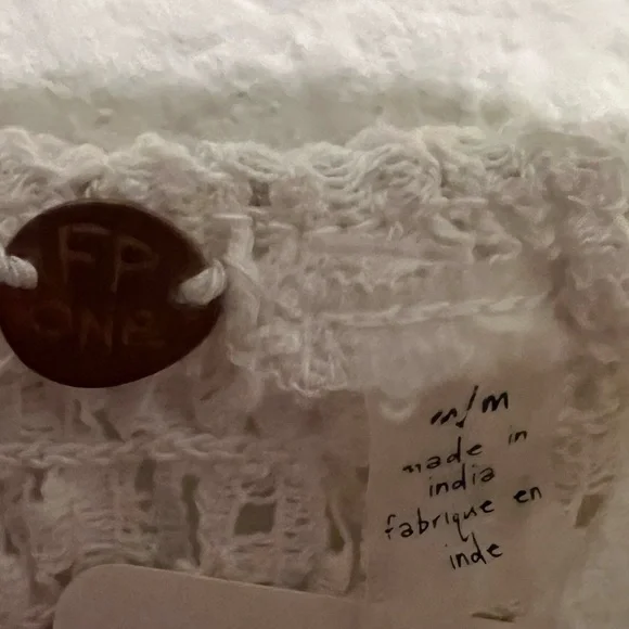 #269 Free People Adella Printed Mini Slip Medium - Picture 5 of 5